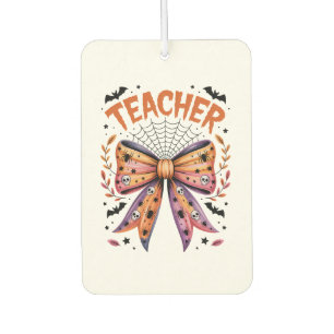 Teacher Spooky Halloween Car Air Freshener