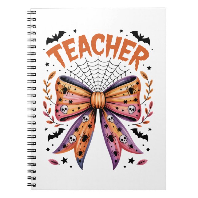 Teacher Spooky Halloween Notebook (Front)