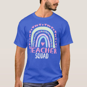 Teacher Squad Party Matching Womens Appreciation R T-Shirt
