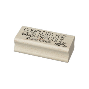 Teacher Stamp Completed for Skill Practice