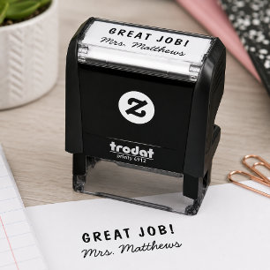 Teacher Stamp   Custom Great Job Classroom Tool