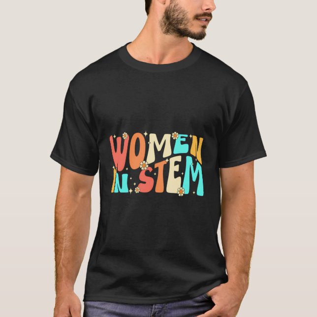 Teacher Stem Science Engineering Math Tech Back To T-Shirt (Front)