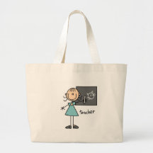 Teacher Stick Figure Bag