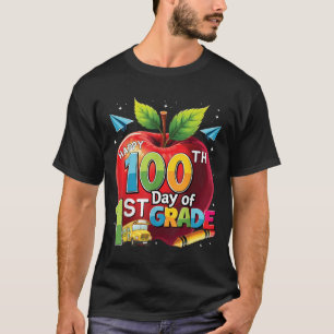 Teacher Student 100 Day Of School Costume Apparel. T-Shirt