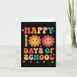Teacher Student 100th Day Of School Happy 100 Days Card