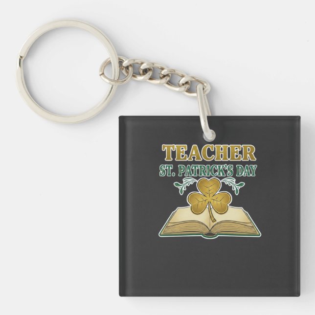 Teacher & Student Class of 2026 - Knowledge is Lig Key Ring (Front)