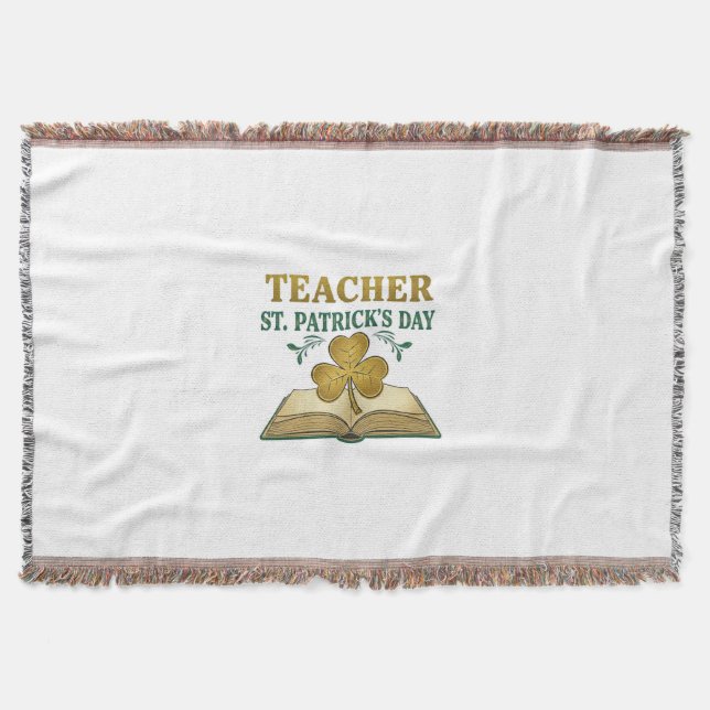 Teacher & Student Class of 2026 - Knowledge is Lig Throw Blanket (Front)
