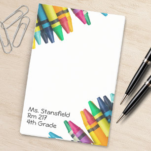 Teacher Student Crayon Elementary School Classroom Post-it Notes