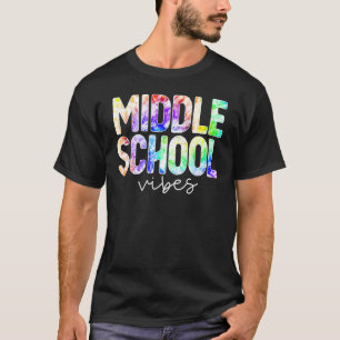 Teacher Student Middle School Vibes First Day Of S T-Shirt