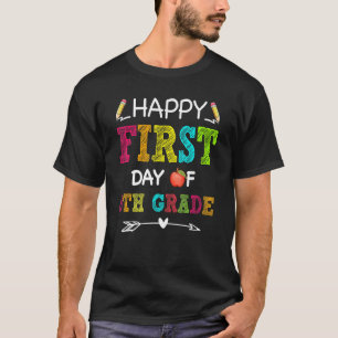 Teacher Students Happy First Day Of 8th Grade T-Shirt