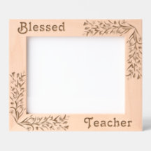 Teacher Superheroes Blessed Teacher Picture Frame