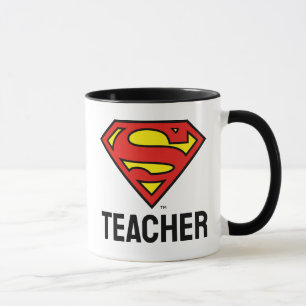 Teacher Superman S-Shield   Superman Logo Mug