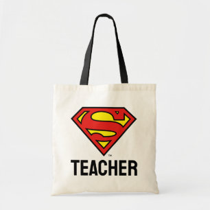 Teacher Superman S-Shield   Superman Logo Tote Bag