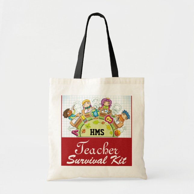 Teacher Survival Kit - SRF Tote Bag (Front)