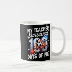 Teacher Survived 100 Days Of Me 100th Day Of Schoo Coffee Mug