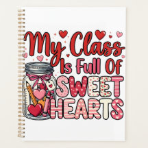 Teacher Sweet Heart Valentine's Planner