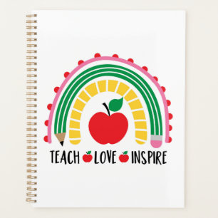Teacher Teach Love Inspire Planner