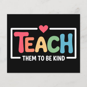 Teacher Teach Them to Be Kind Back to School  Flyer