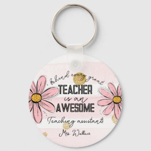 teacher teaching assistant  Daisy TA Key Ring