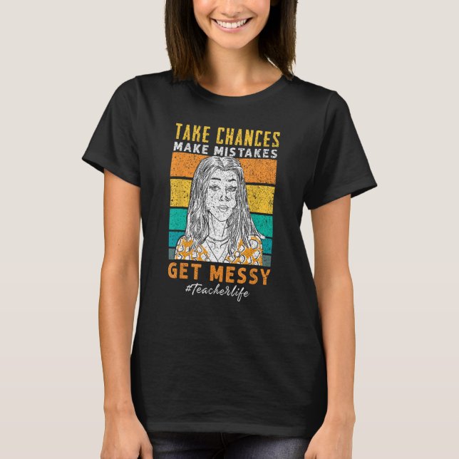 Teacher Teaching Students in School T-Shirt (Front)