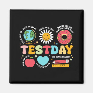 Teacher Test Day Motivational Teacher Starr Te  Magnet