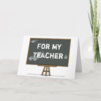 Teacher Thank You Card