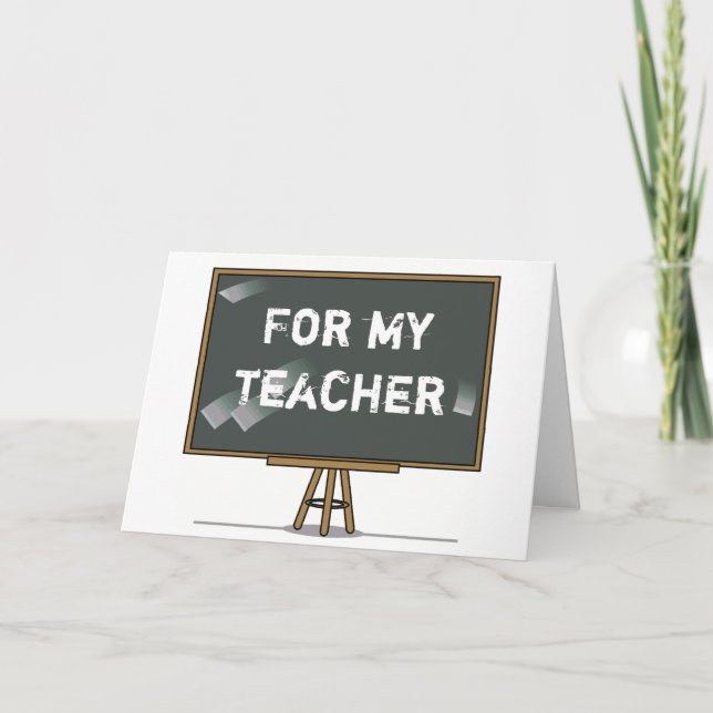 Teacher Thank You Card (Front)