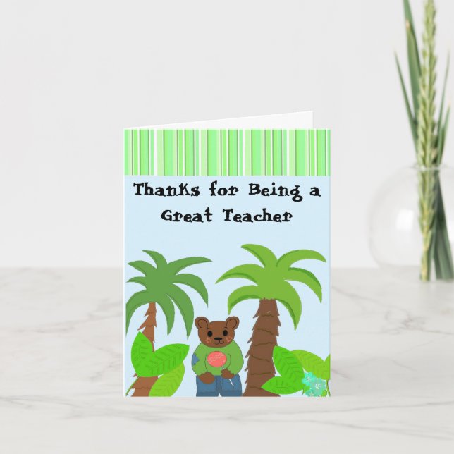 Teacher Thank You Card (Front)