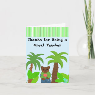 Teacher Thank You Card