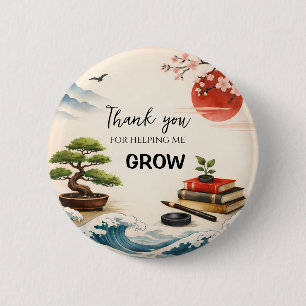 Teacher Thank You Gift End of School Year 6 Cm Round Badge