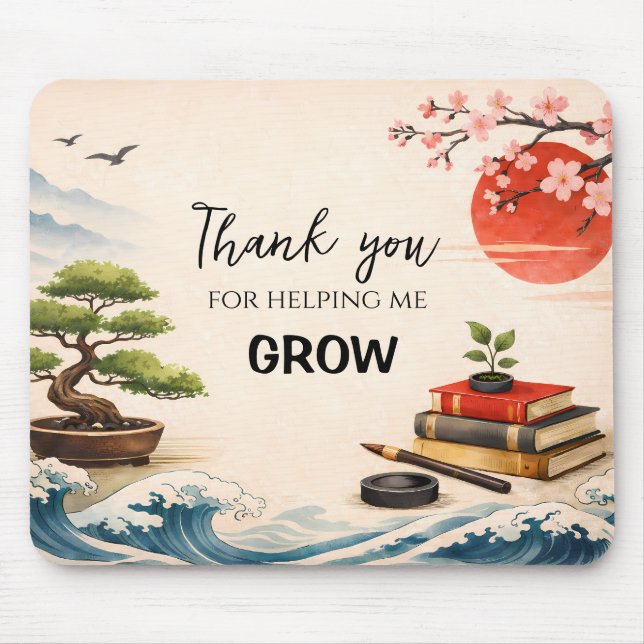 Teacher Thank You Gift | End of School Year Mouse Pad (Front)