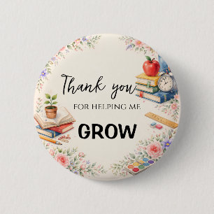 Teacher Thank You Gifts End of School Year 6 Cm Round Badge