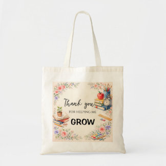 Teacher Thank You Gifts | End of School Year Tote Bag