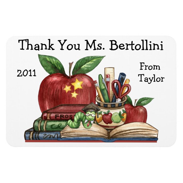 Teacher Thank You Magnet (Horizontal)