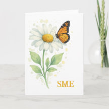Teacher Thank You Monarch Butterfly Botanical