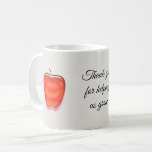 Teacher Thank You Red Apple Classroom Keepsake Coffee Mug