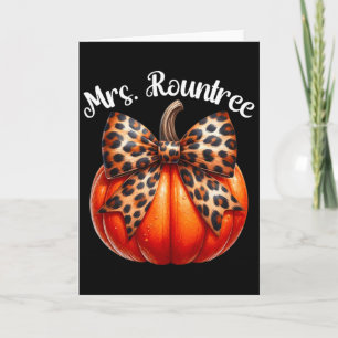 Teacher Thanksgiving Card