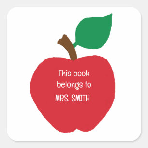 Teacher This Book Belongs to Mrs Stickers