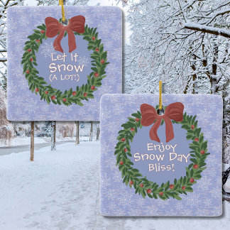 Teacher to Teacher Snow Day Bliss Ornament