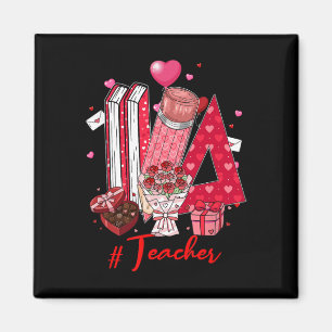 Teacher Tools Hearts Flowers Valentine's Day Joke Magnet