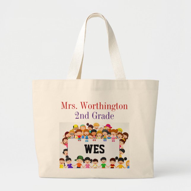 Teacher Tote Bag (Front)
