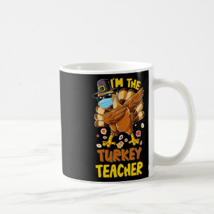 Teacher Turkey Matching Family Group Thanksgiving Coffee Mug