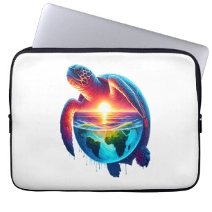 Teacher Turtle Strength Laptop Sleeve