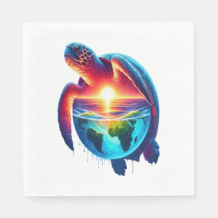 Teacher Turtle Strength Napkin