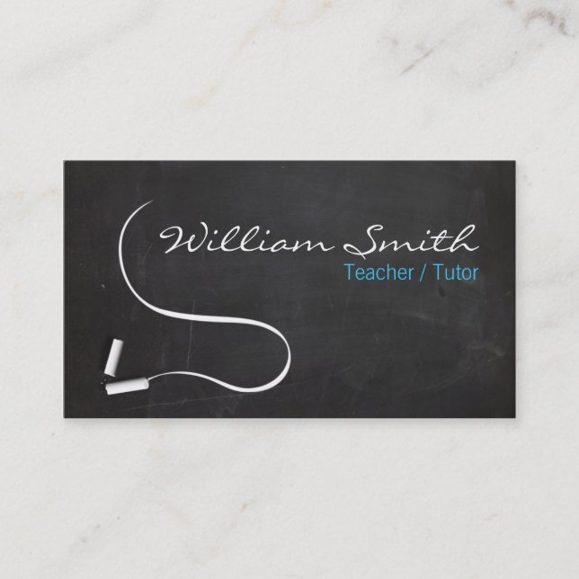 Teacher/Tutorial Business card (Front)