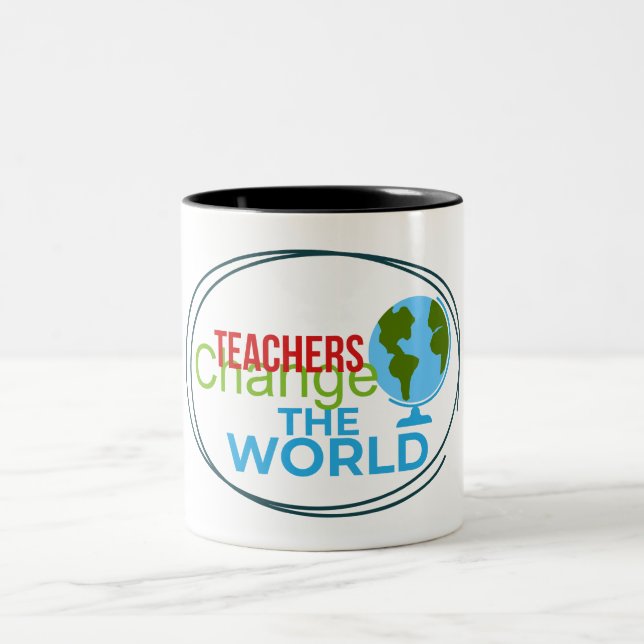 Teacher Two-Tone Coffee Mug (Center)