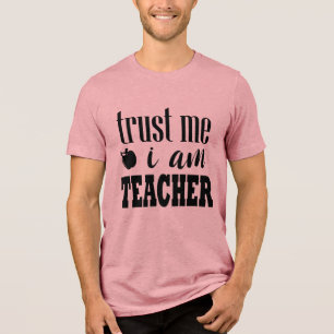 Teacher Typography Quote Tri-Blend Shirt