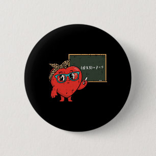 Teacher Valentines Day 6 7 Math Equation 67 Meme W Cm Round Badge