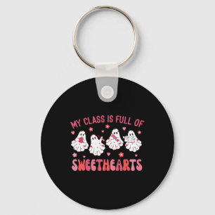 Teacher Valentines Day Ghost My Cl Is Full Of Swee Key Ring