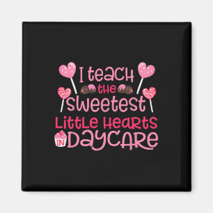 Teacher Valentines Day T Shirt Cute Daycare Teache Magnet